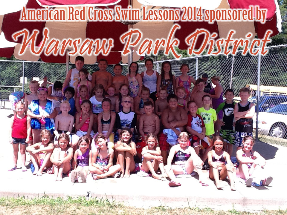 American Red Cross Swim Lessons sponsored by Warsaw Park District 2014